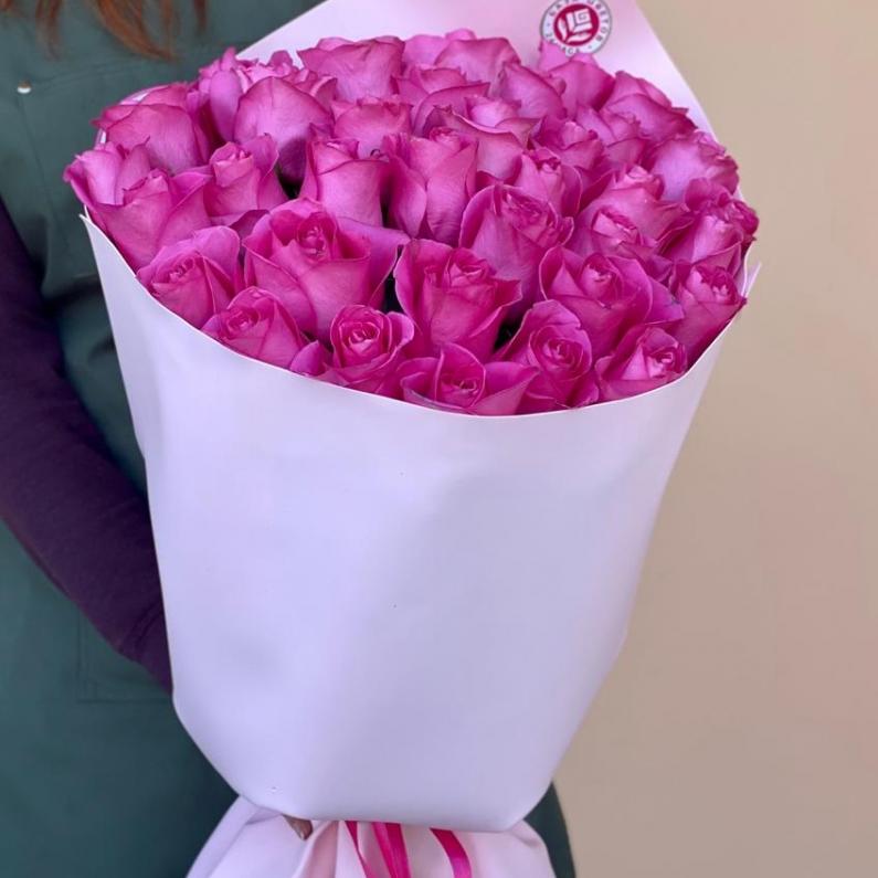 Букеты из розовых роз 70 см (Эквадор) №   201344