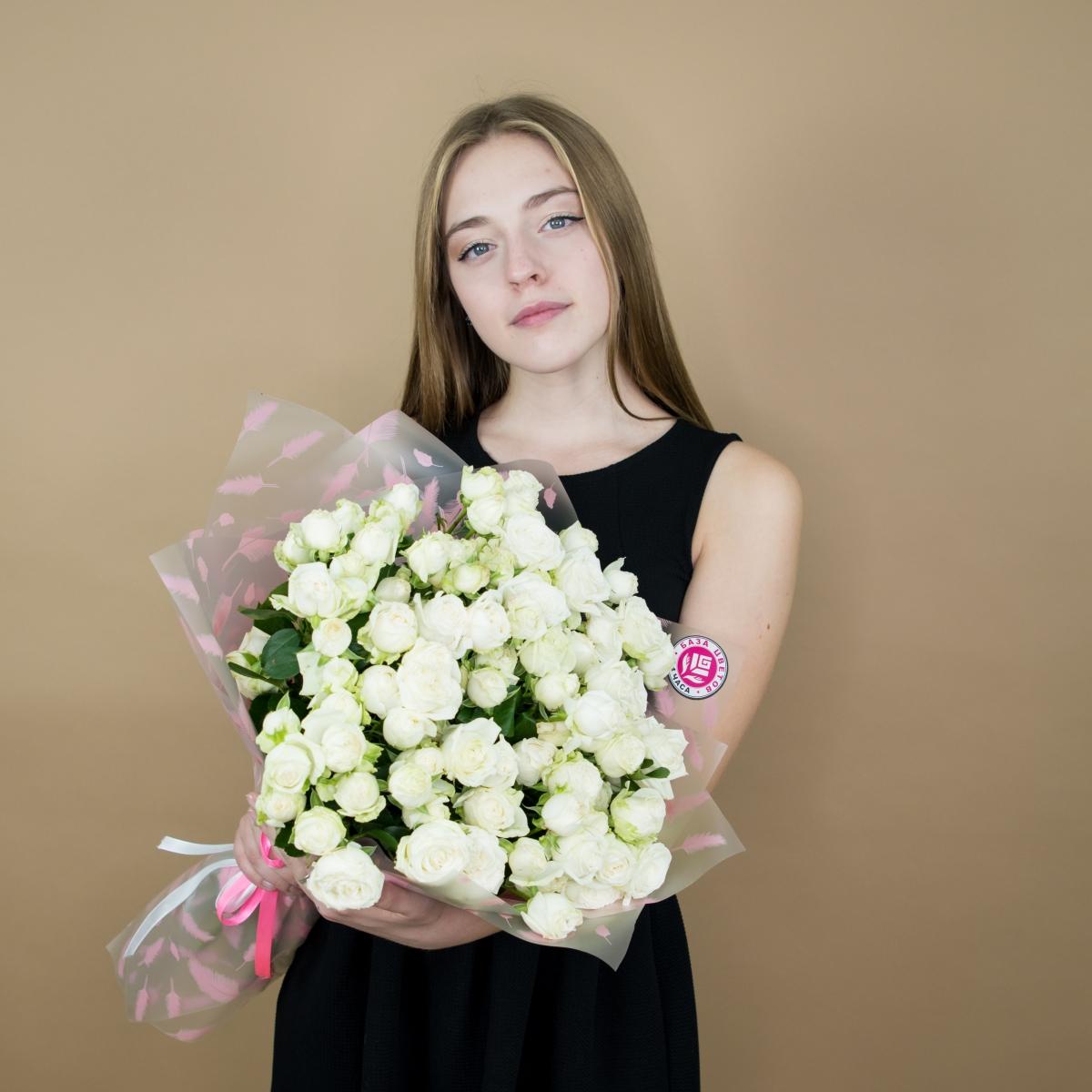 Розы кустовые белые №: 4224